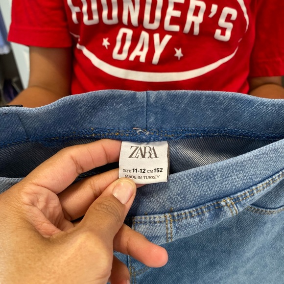 Zara Jean Leggings, sz 11-12 - Picture 2 of 3